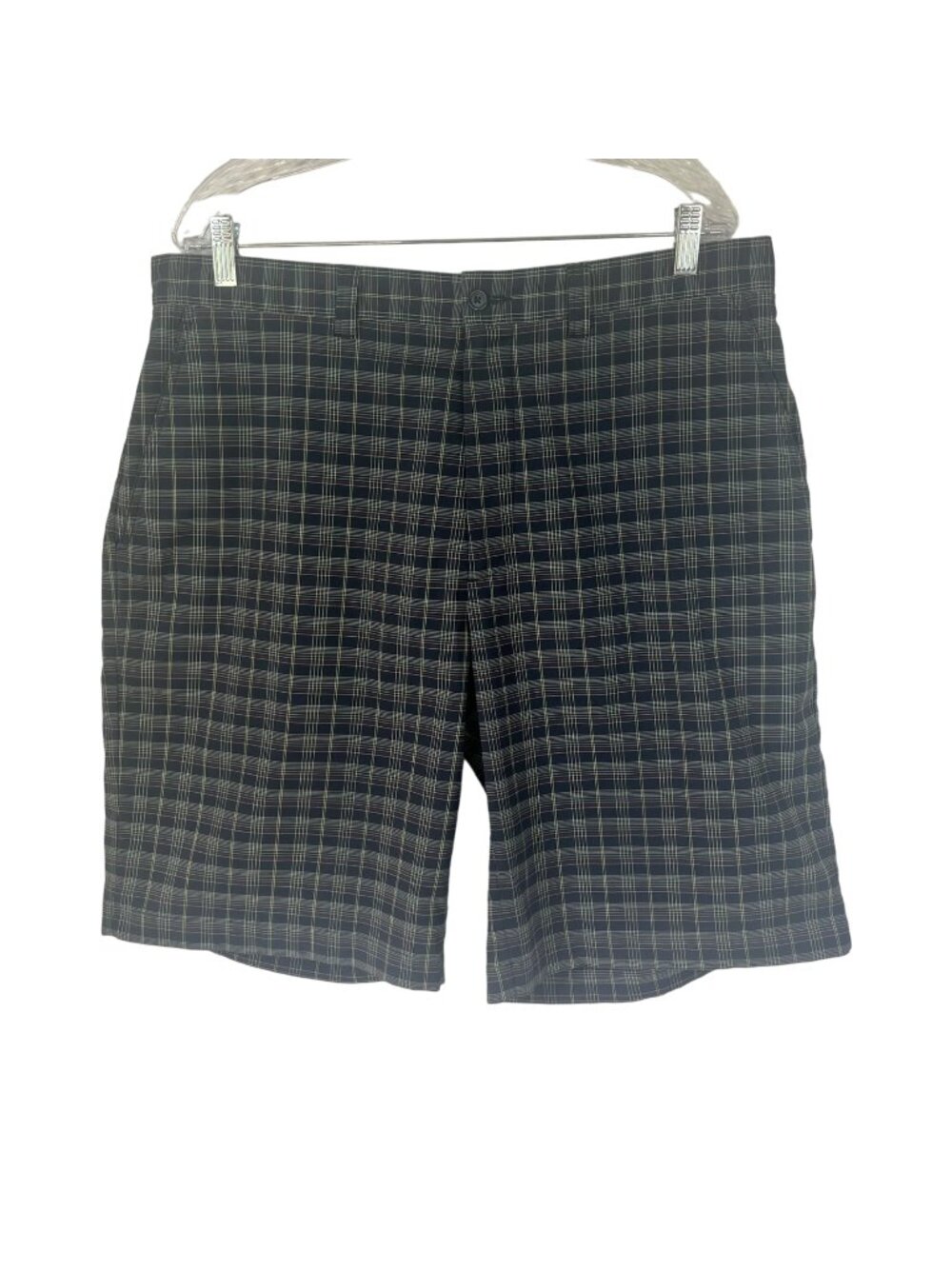 Callaway Warbird Golf Shorts Mens Size 36 Blue Plaid Blue Summer Casual